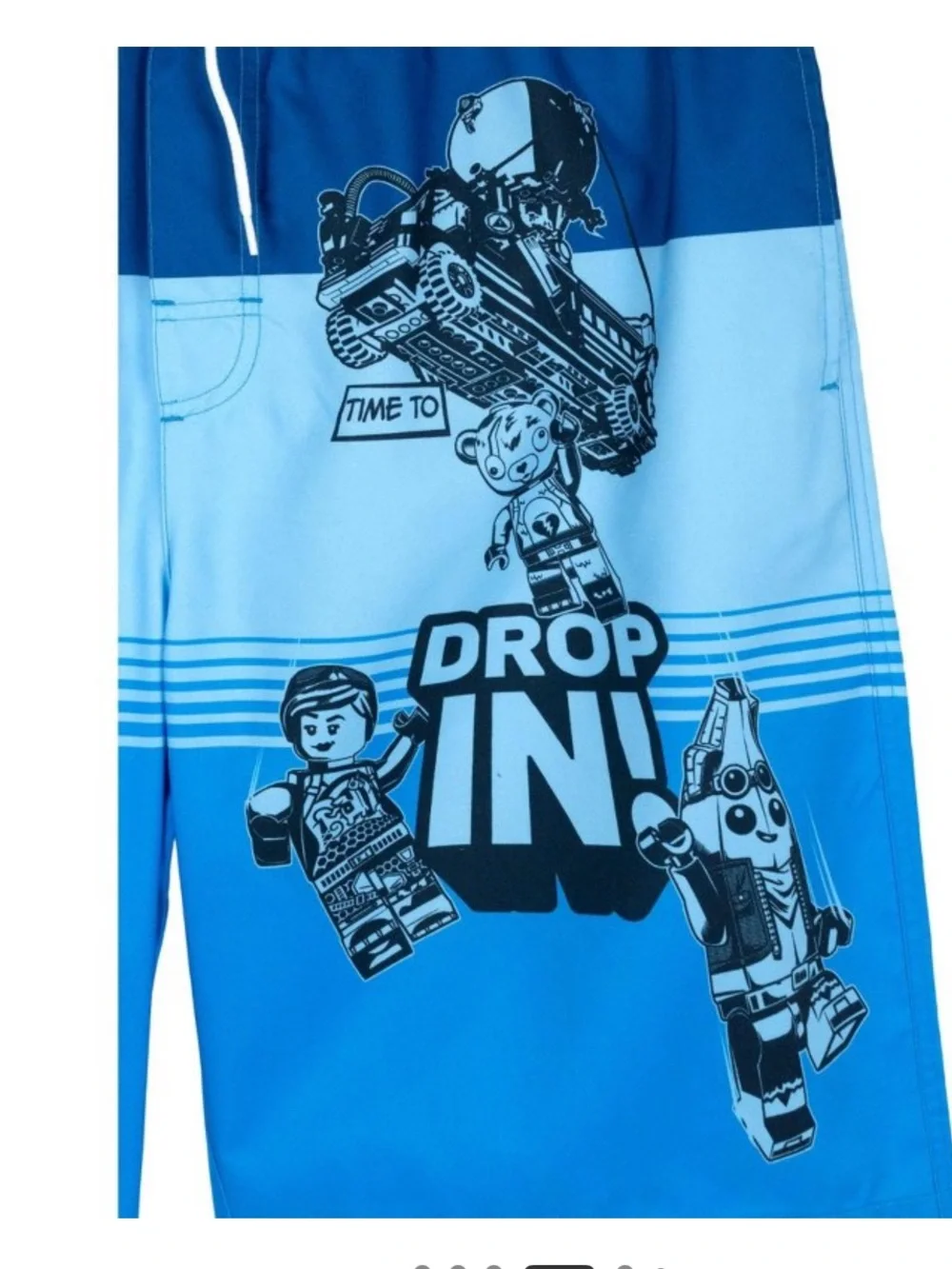 LEGO Fortnite Men's UPF 50+ Swim Trunks. NWT size XL